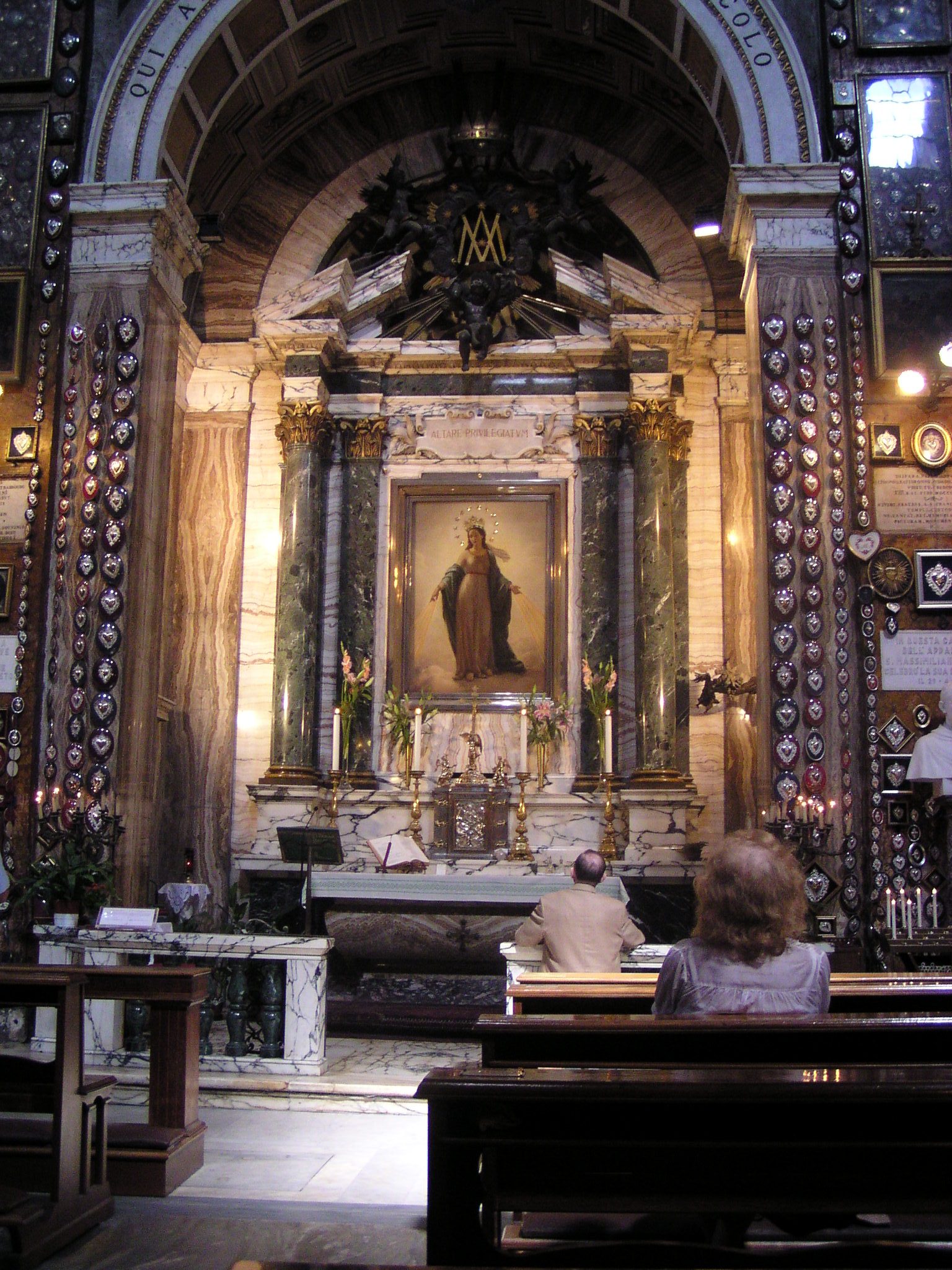 Apparition de la Sainte Vierge Marie à Alphonse Ratisbonne (Rome 1842