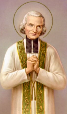 Saint St. John Mary Vianney with Short Biography - Paperstock Holy